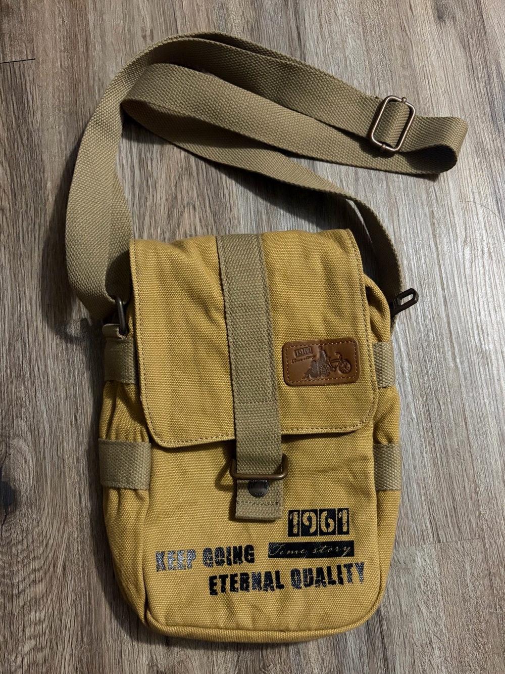 Time Story - Casual Canvas Messenger Crossbody Shoulder Bag